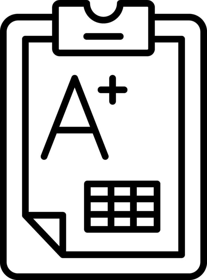 Grades Vector Icon