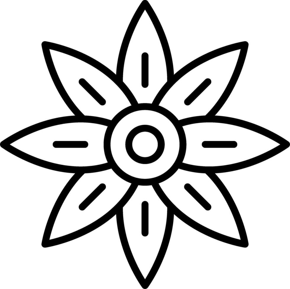 Tiger Lily Vector Icon