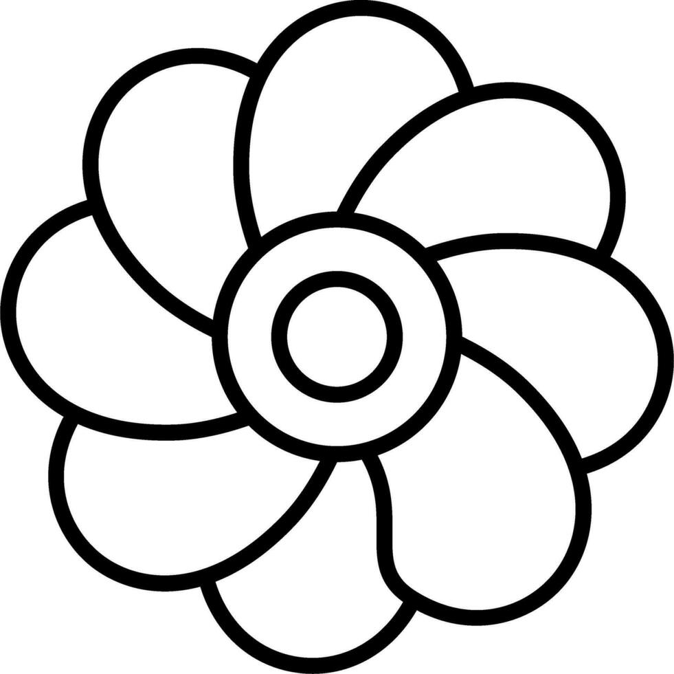 Oleander Vector Icon