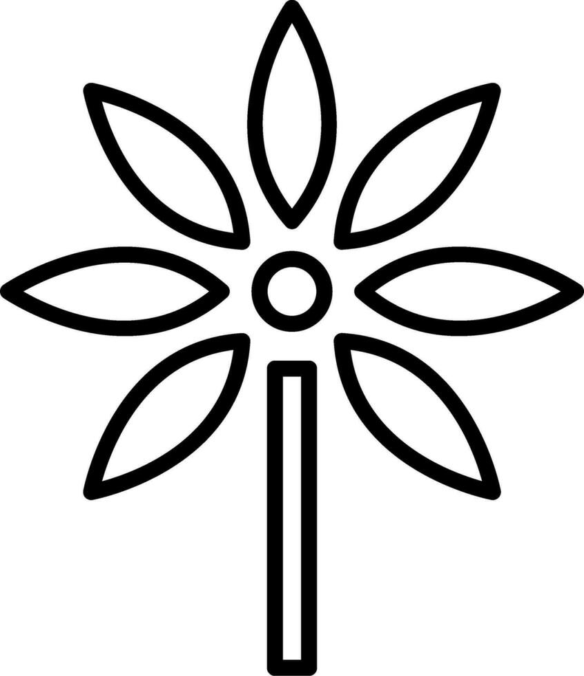 Schefflera Vector Icon