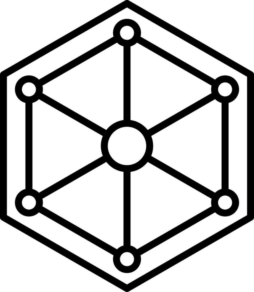 Hexagon Vector Icon