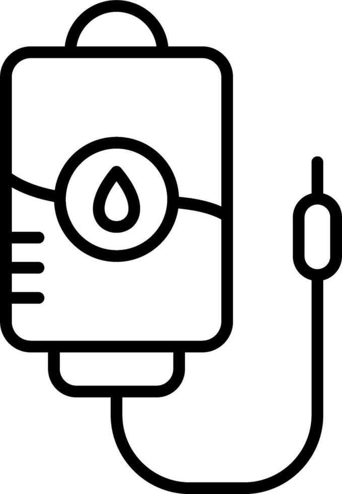 Blood Bag Vector Icon
