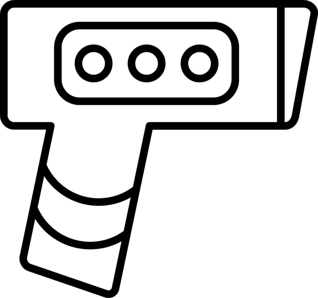 Thermometer Gun Vector Icon