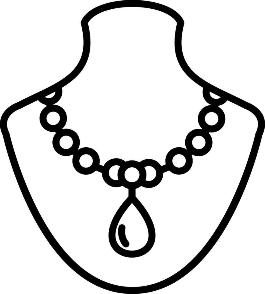 icono de vector de collar