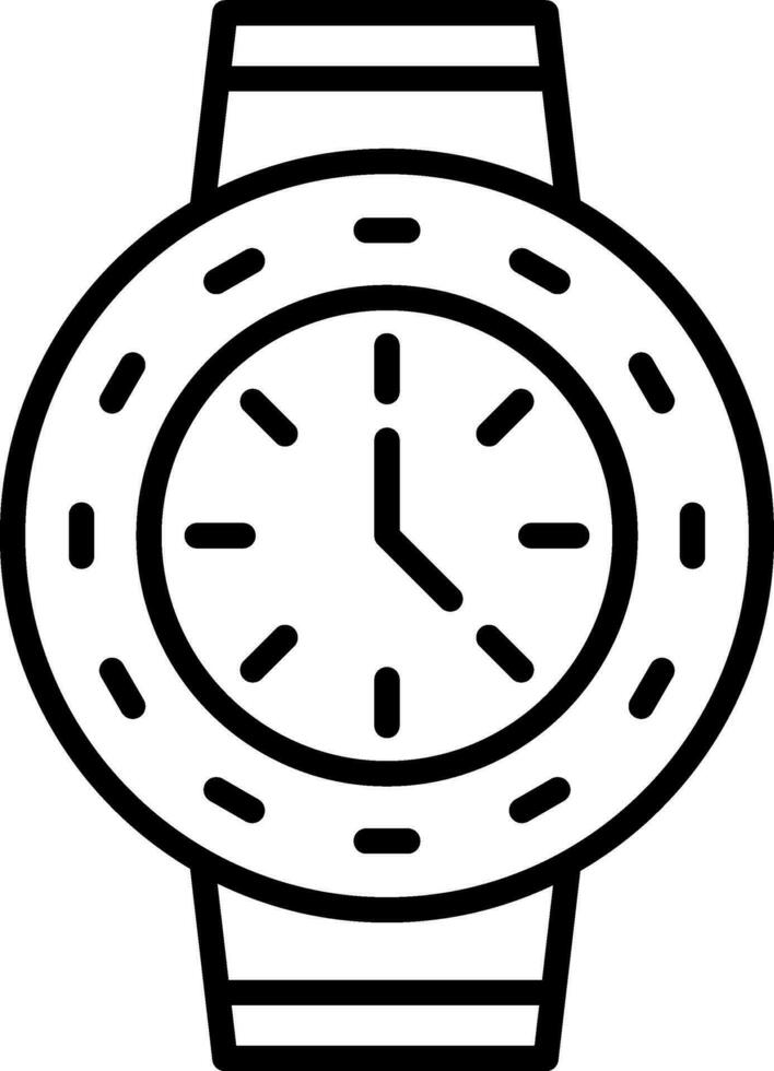 reloj, vector, icono vector