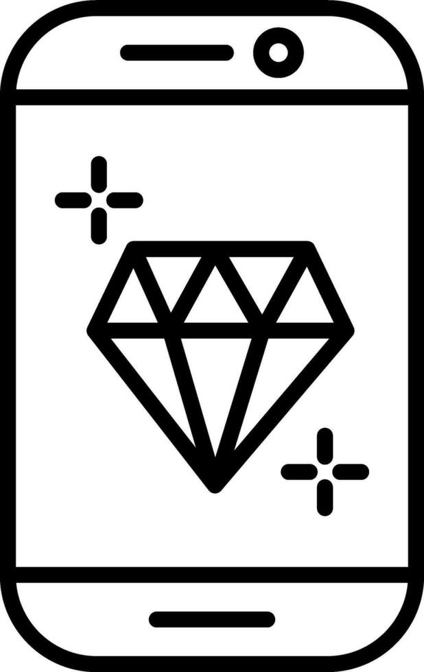 Diamond Vector Icon