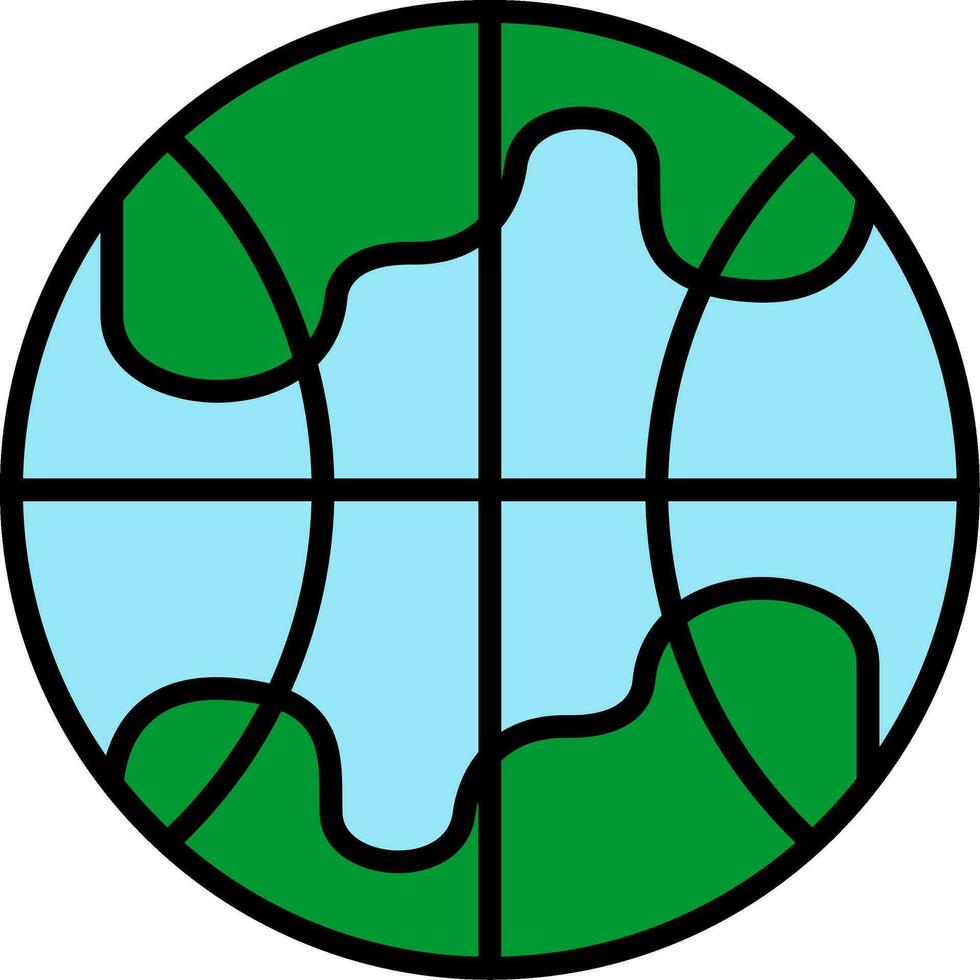 Planet Earth Vector Icon