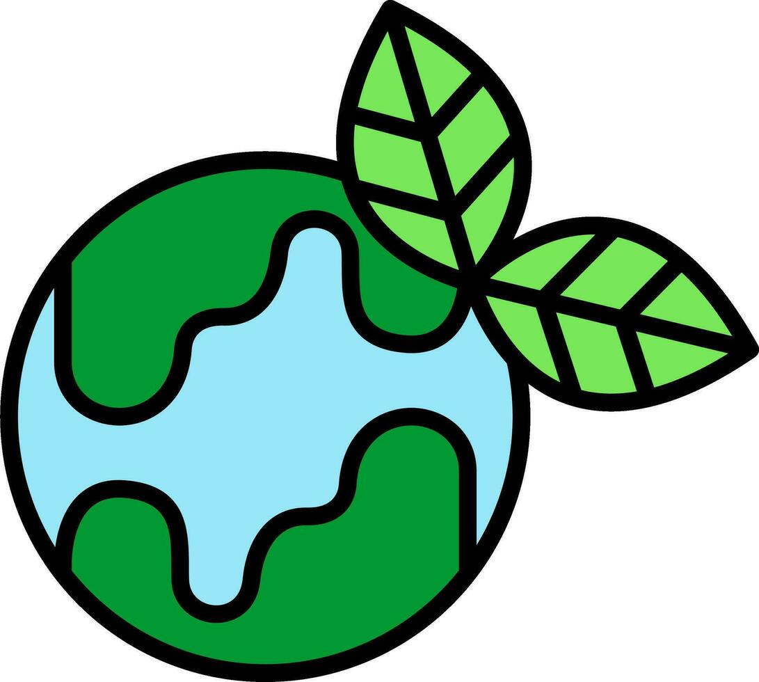 Planet Earth Vector Icon