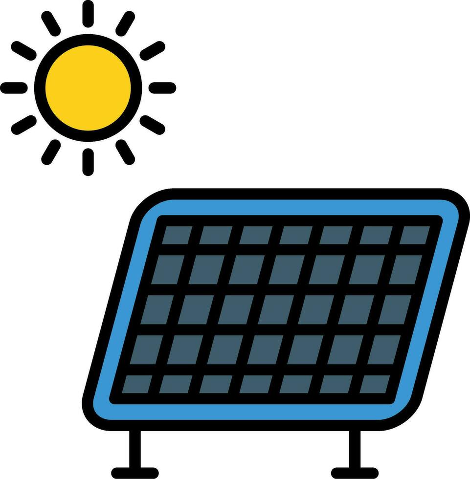 Solar Panel Vector Icon