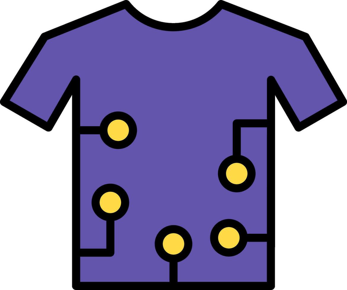 Smart Clothing Vector Icon