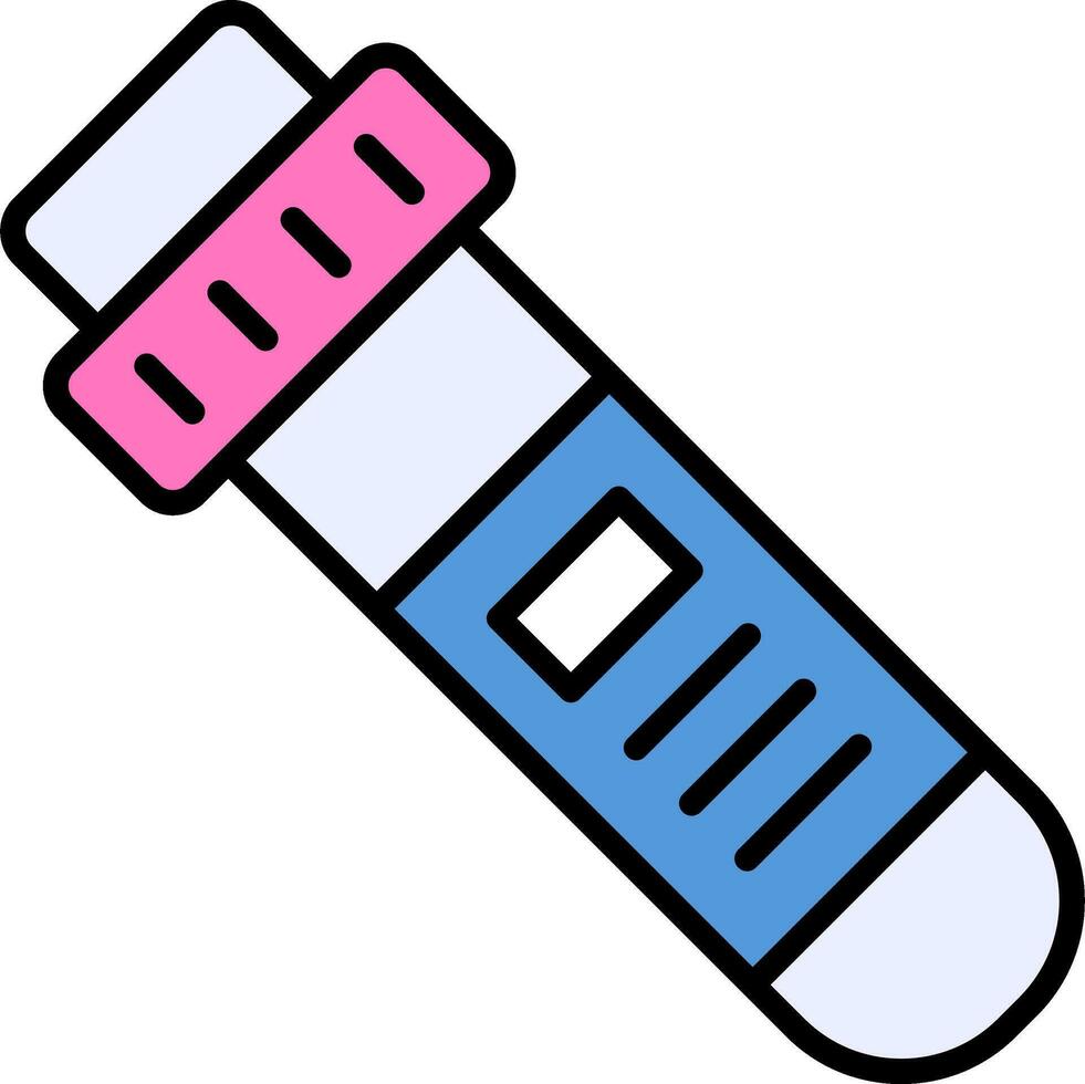 Blood Tube Vector Icon