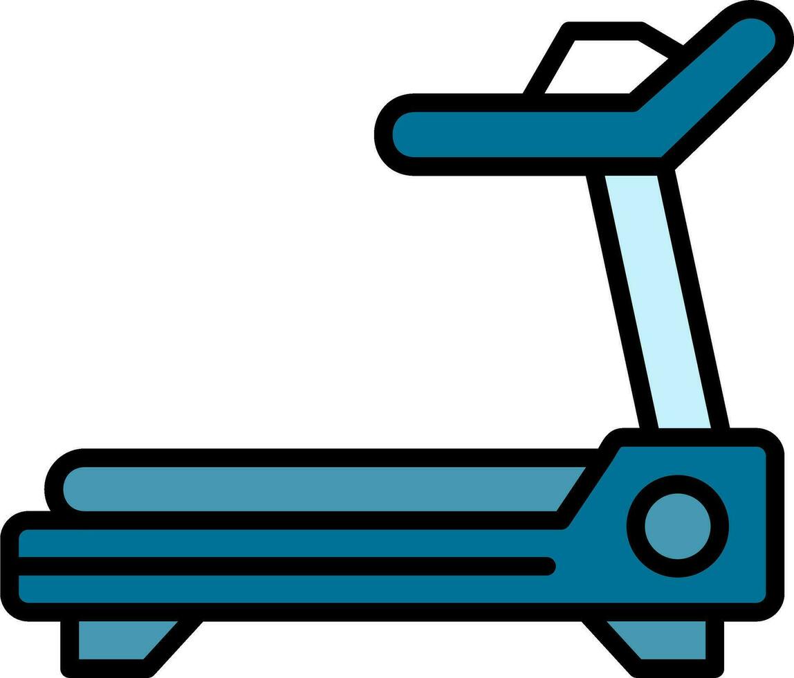 Treadmill Vector Icon