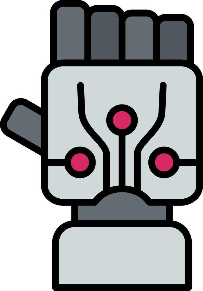 Bionic Hand Vector Icon