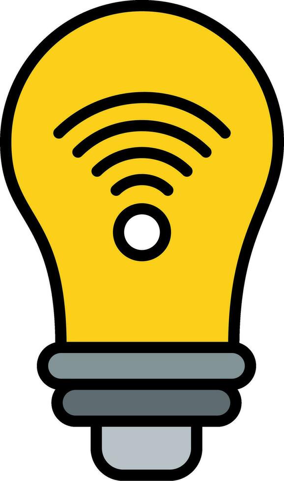 Smart Bulb Vector Icon