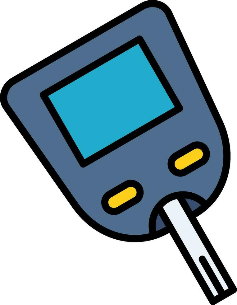 Glucose Meter Vector Icon
