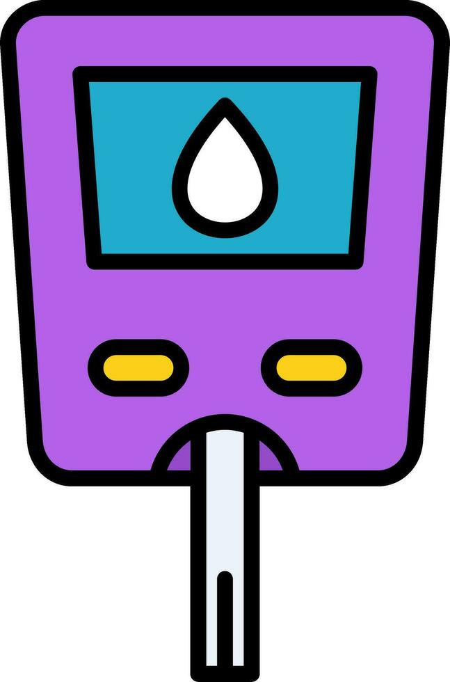 Glucose Meter Vector Icon