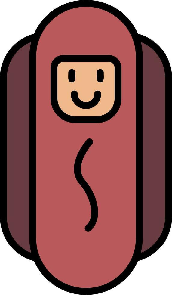 Hot Dog Vector Icon