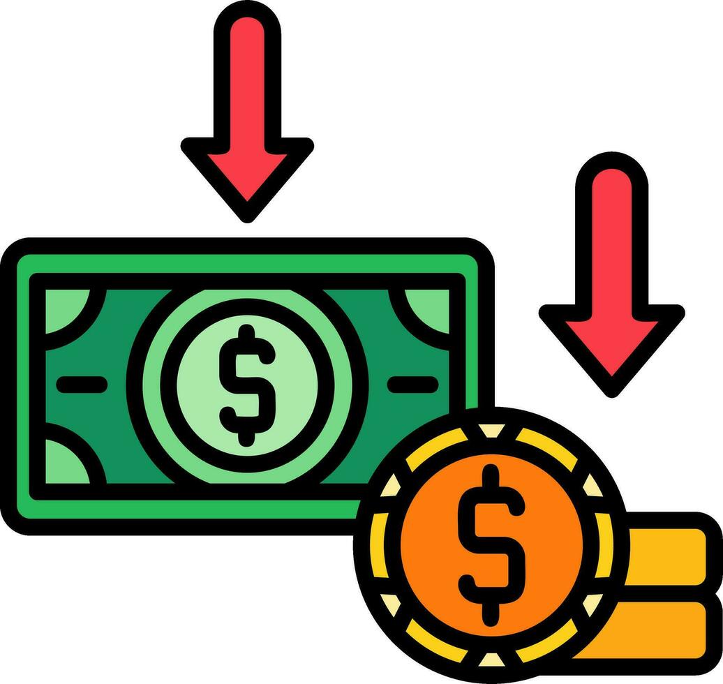 Decrease Vector Icon