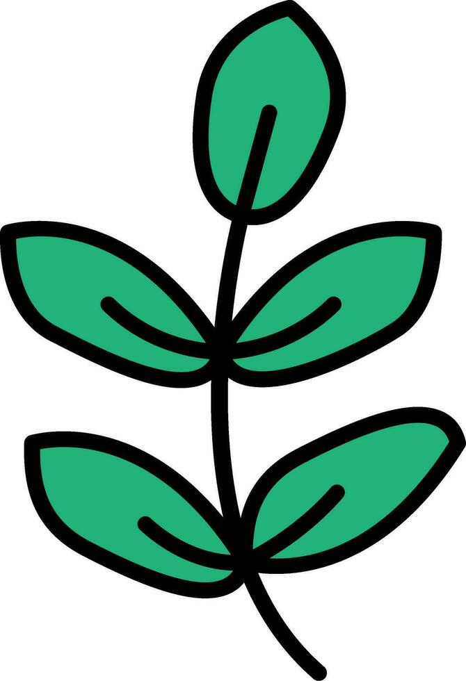 Royal Fern Vector Icon