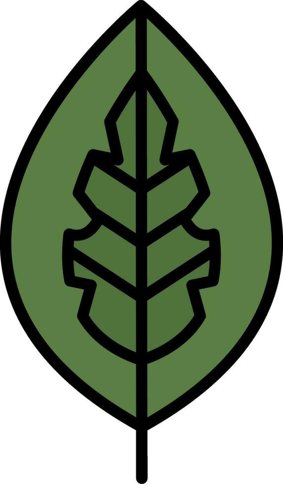 Red Aglaonema Vector Icon