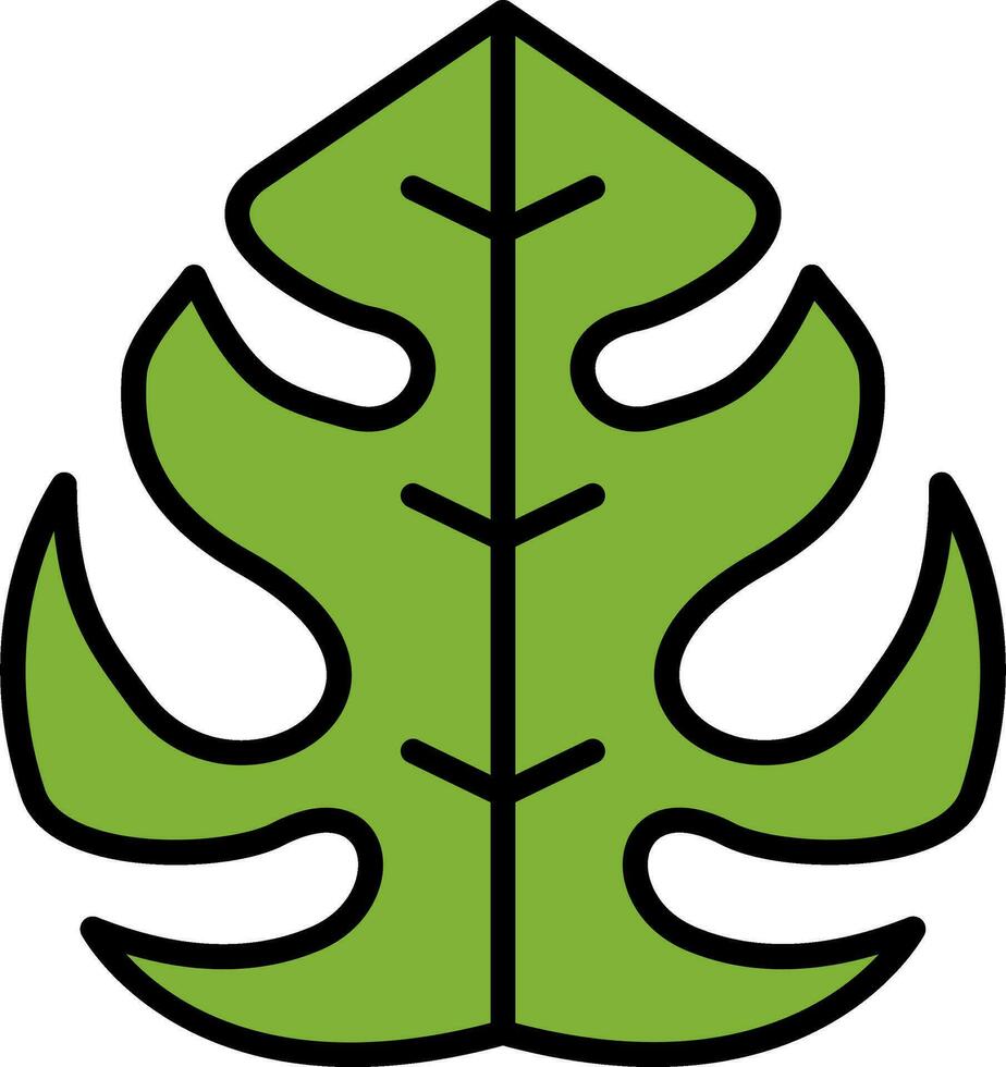 Philodendron Vector Icon