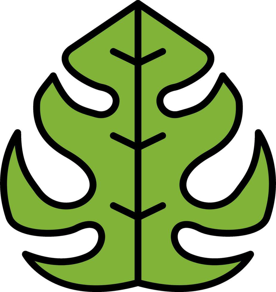 Philodendron Vector Icon