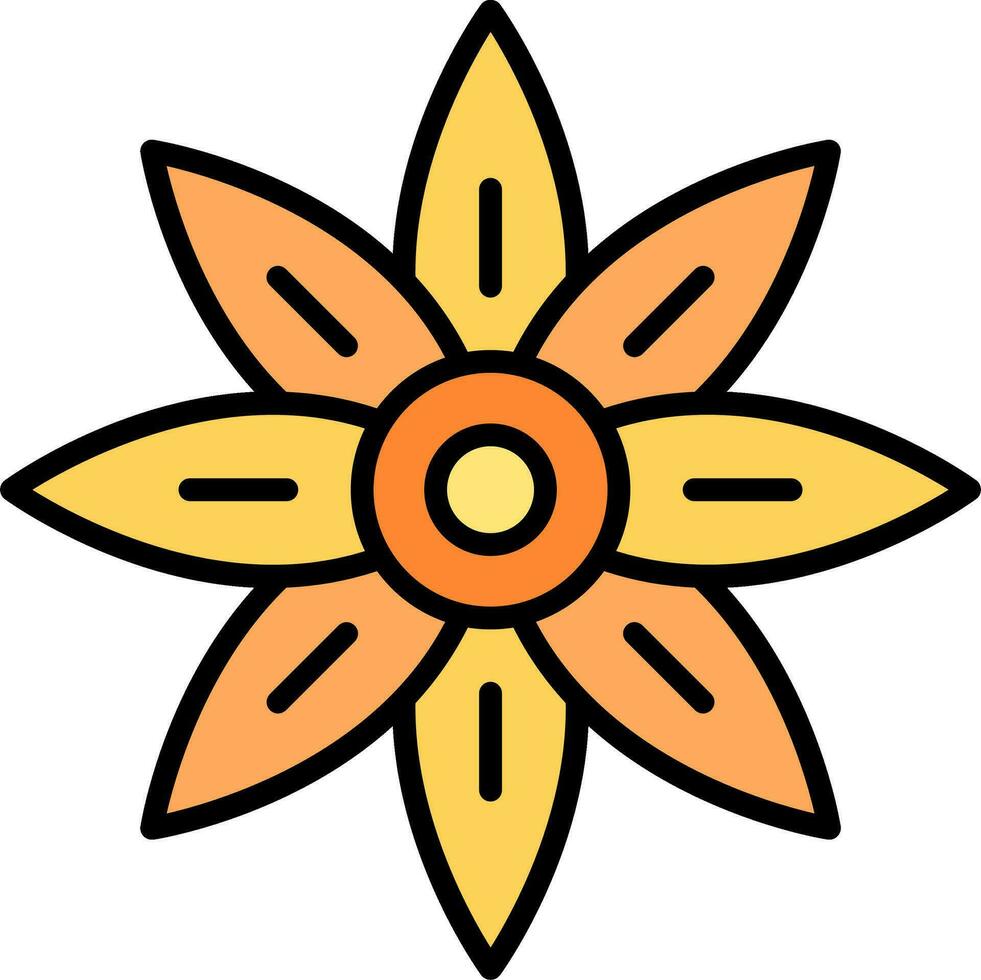 Tiger Lily Vector Icon