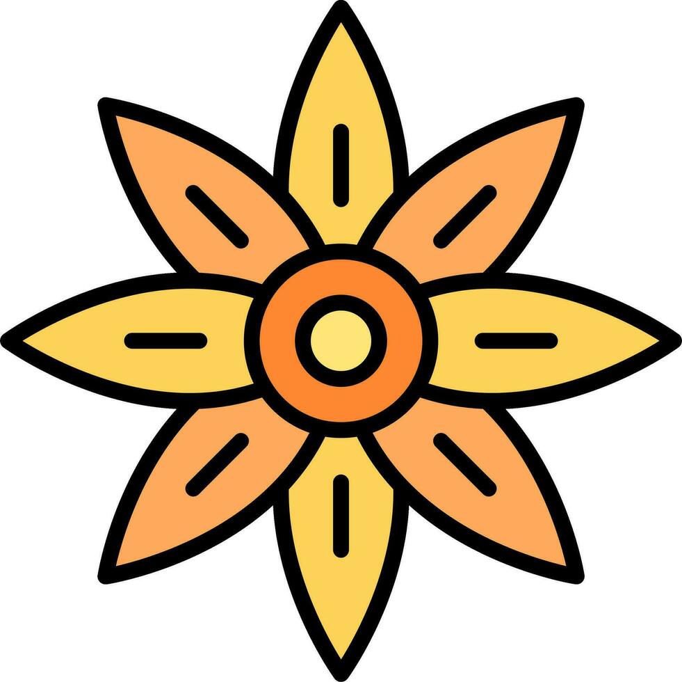 Tiger Lily Vector Icon