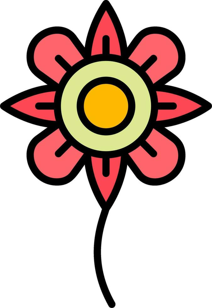 Ixora Vector Icon