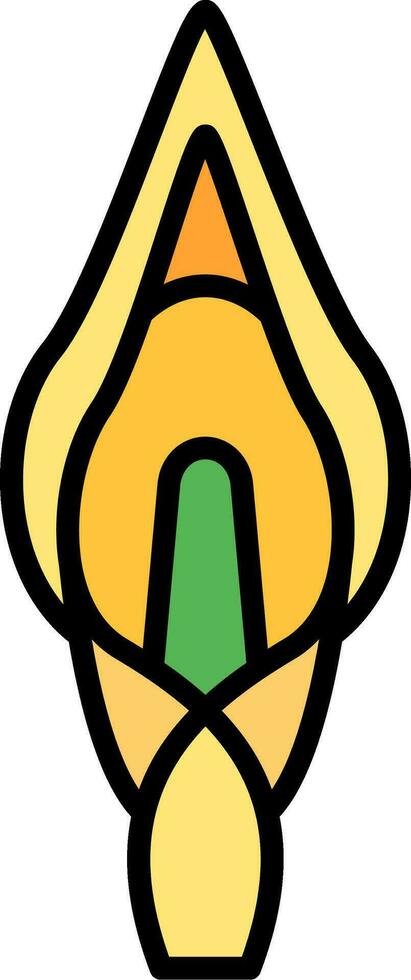 calla lirio vector icono