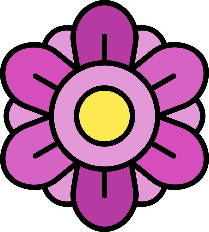 Dahlia Vector Icon