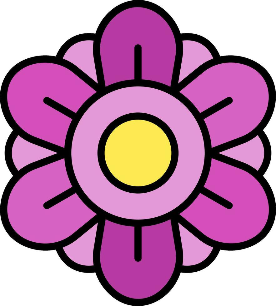 Dahlia Vector Icon