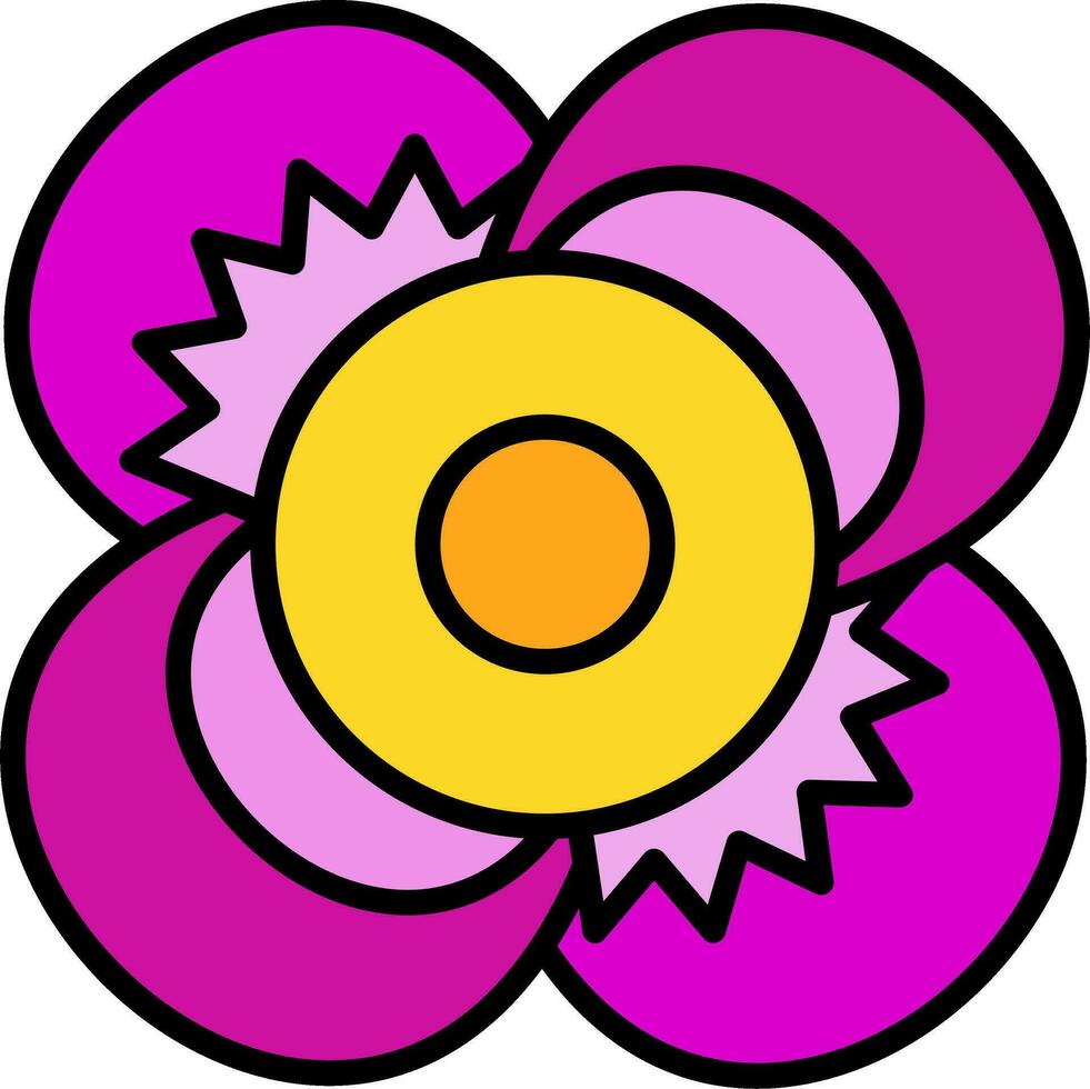 Orchid Vector Icon