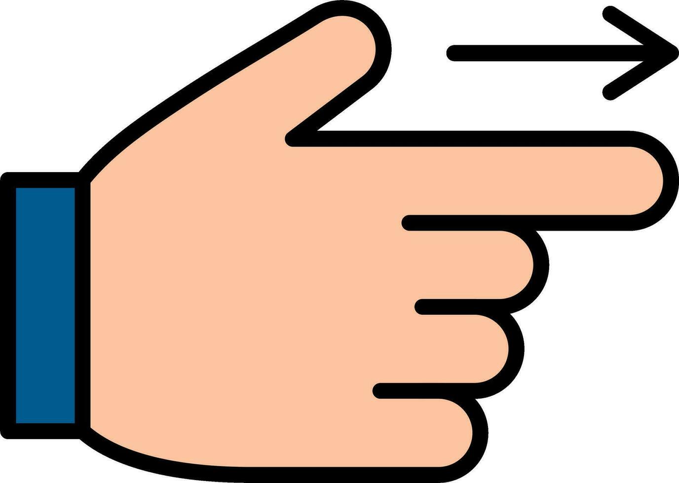 Pointing Vector Icon