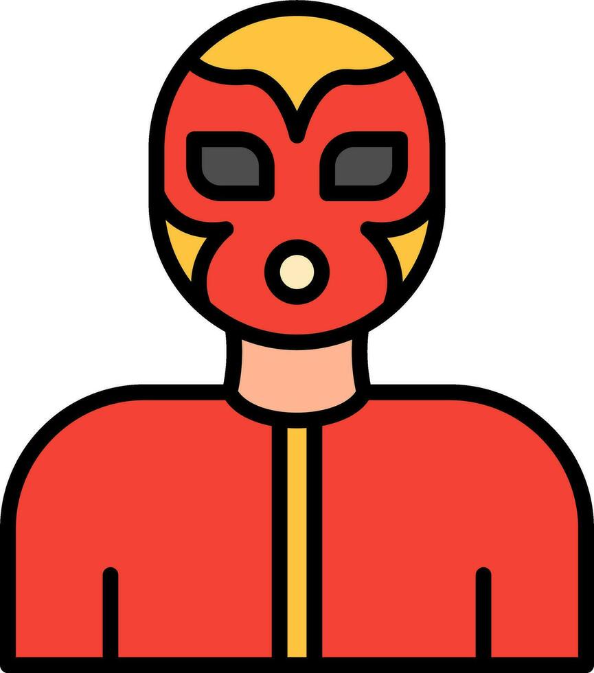 luchador vector icono