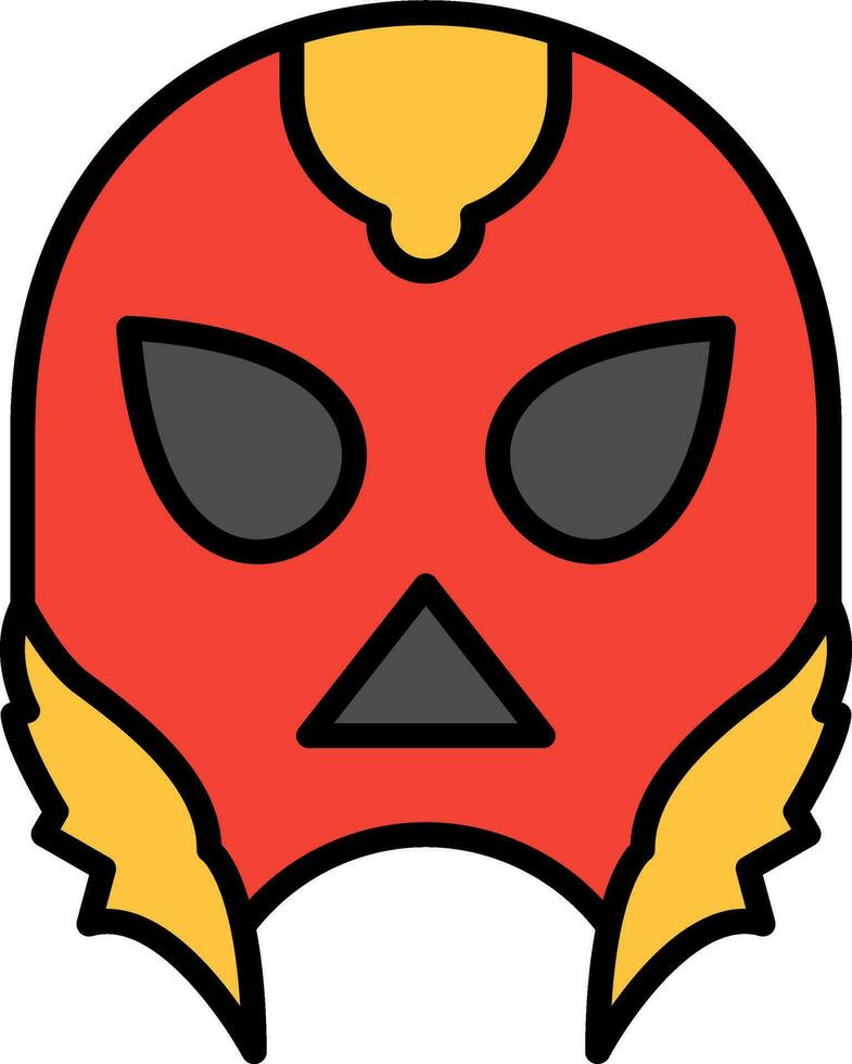 lucha mascaras vector icono