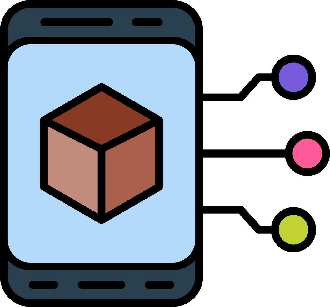 Augmented Reality Vector Icon