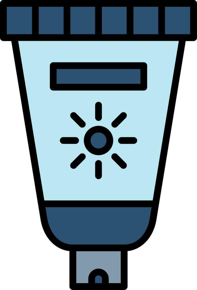 Sunscreen Vector Icon