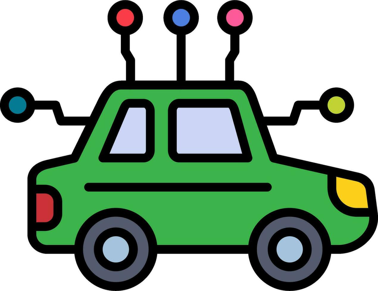 Autonomous Vector Icon