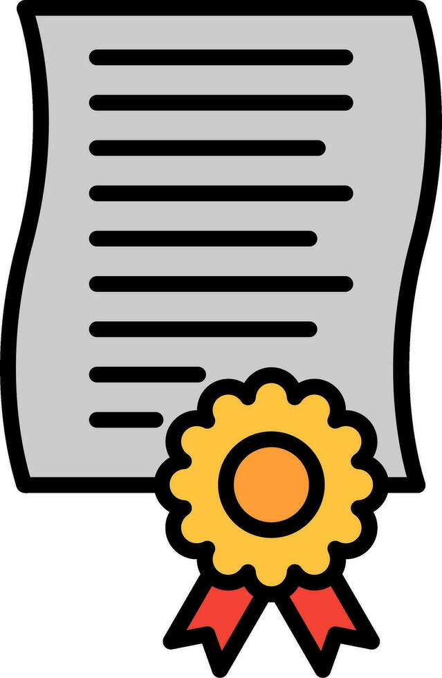 Certificate Vector Icon