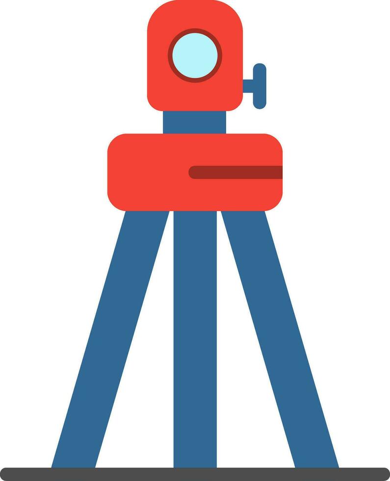 Total Station Vector Icon