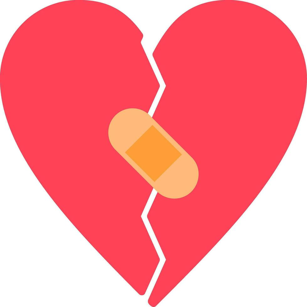 Broken Heart Vector Icon