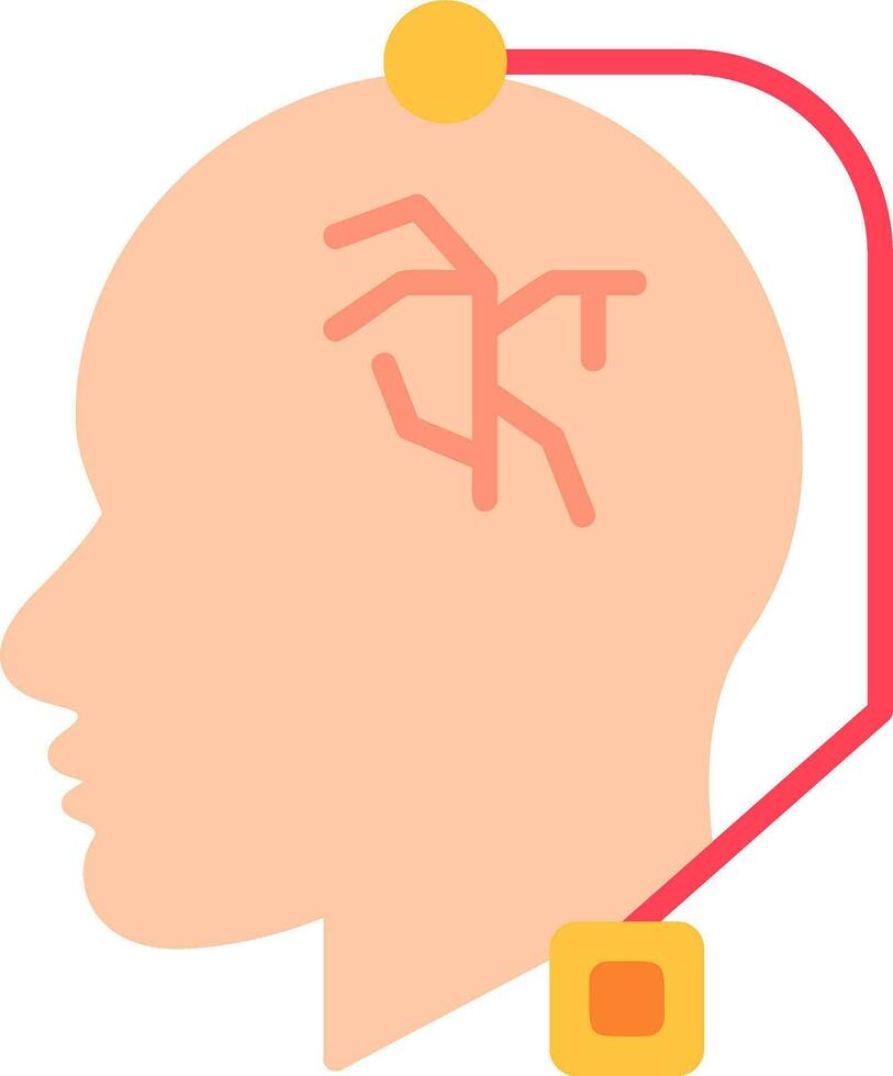 Deep Brain Stimulation Vector Icon