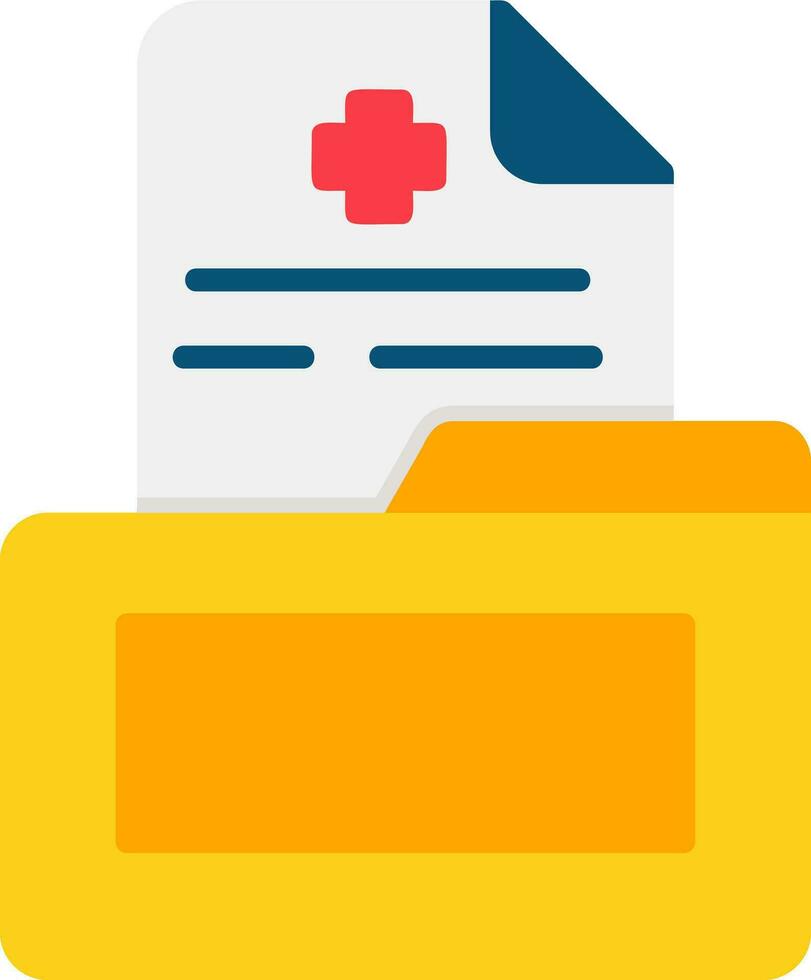 Medical File Vector Icon