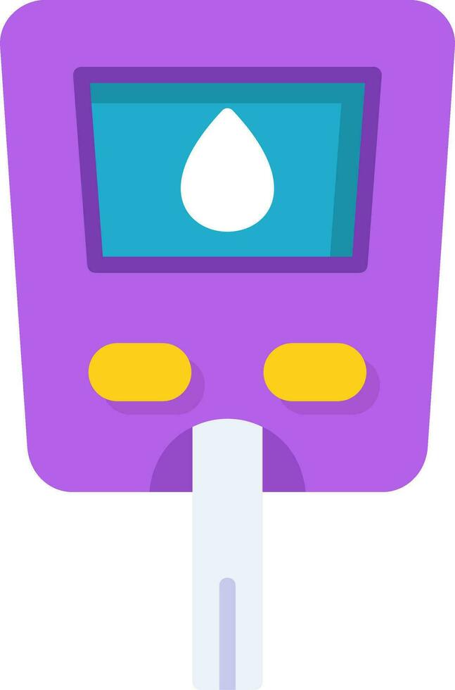 Glucose Meter Vector Icon