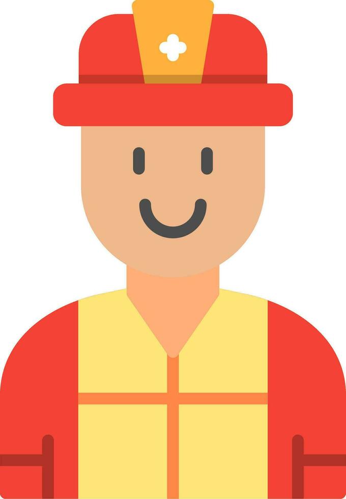 Firefighter Vector Icon