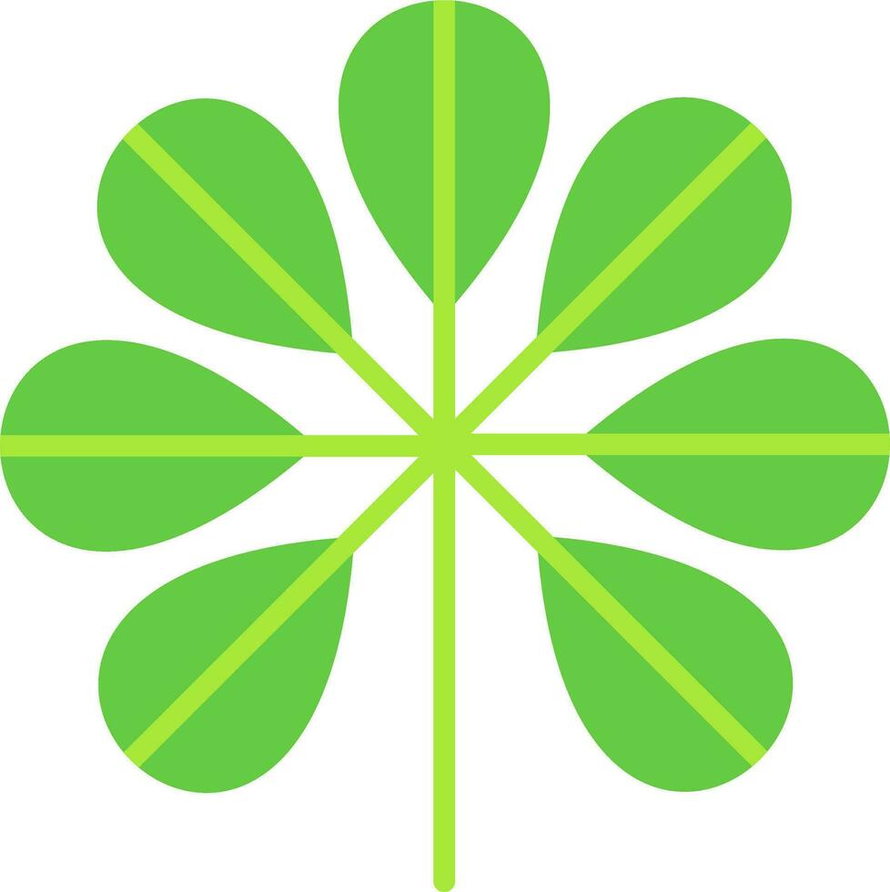 Dwarf Schefflera Vector Icon