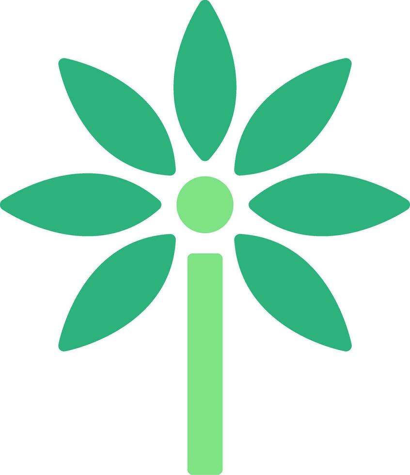 Schefflera Vector Icon