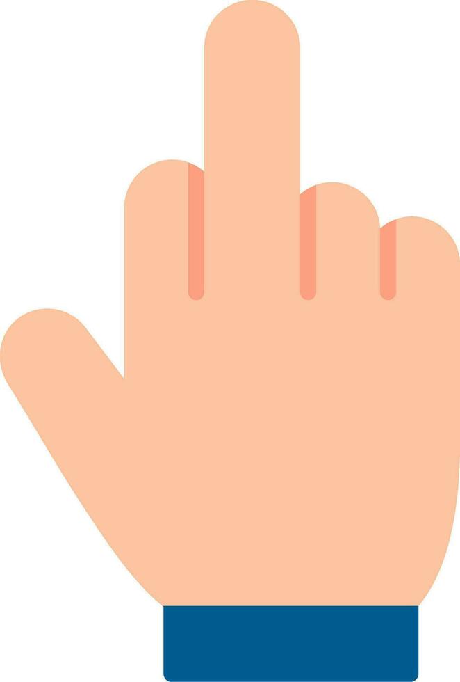Middle Finger Vector Icon