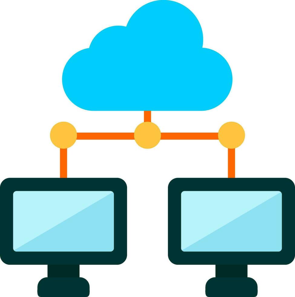 Cloud Computing Vector Icon